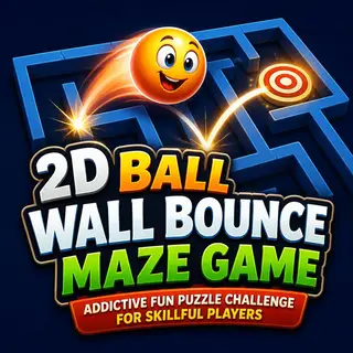 2D Ball Wall Bounce Maze Game: Addictive Fun Puzzle Challenge For Skillful Players thumbnail