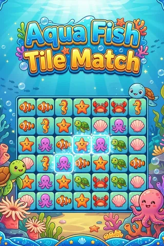 Aqua Fish Tile Match thumbnail