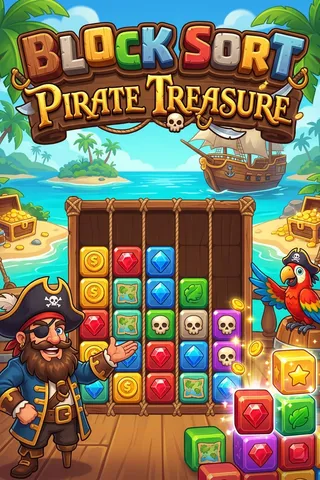 Block Sort: Pirate Treasure thumbnail