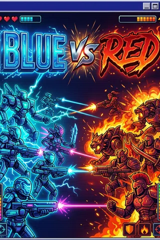 Blue VS Red thumbnail