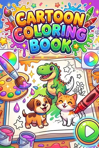 Cartoon Coloring Book thumbnail
