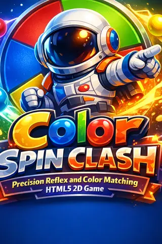 Color Spin Clash: Precision Reflex and Color Matching HTML5 2D Game thumbnail