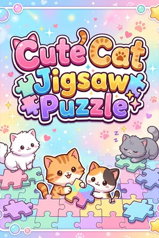 Cute Cat Jigsaw Puzzle thumbnail