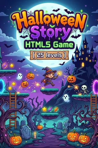 Halloween Story HTML5 Game [ 25 levels ] thumbnail