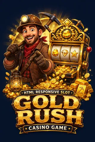 HTML Responsive Slot • Gold Rush Casino Game thumbnail