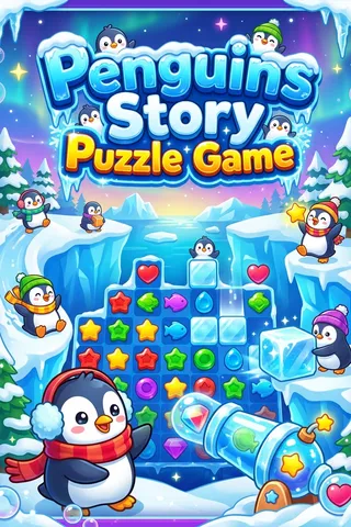 Penguins Story Puzzle Game thumbnail