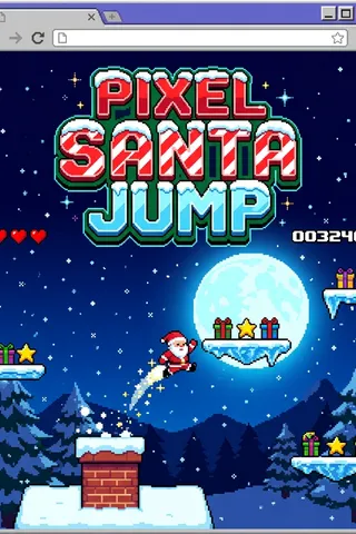 Pixel Santa Jump thumbnail
