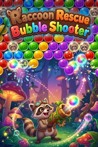 Raccoon Rescue Bubble Shooter thumbnail