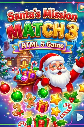 Santa's Mission Match 3 HTML 5 Game thumbnail