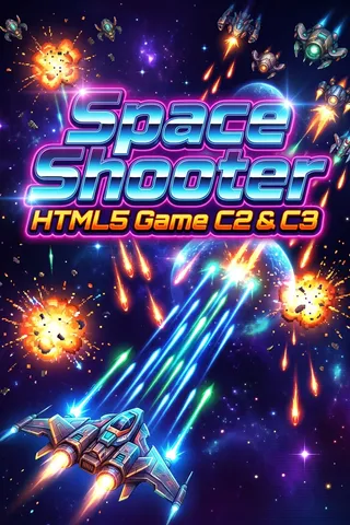 Space Shooter HTML5 Game C2 & C3 thumbnail
