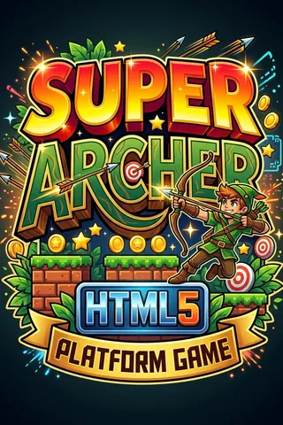 Super Archer HTML5 Platform Game thumbnail