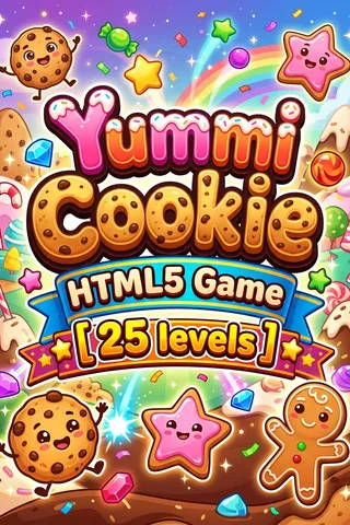 Yummi Cookie HTML5 Game [ 25 levels ] thumbnail